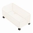thumbnail image 4 of Storage Basket Laundry Bin Rolling Hamper Iron Construction for Clothes Toys Shoes in Any Room, 4 of 9