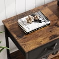 thumbnail image 6 of Console Table with 3 Drawers, 3 Tier Entryway Table with Storage, Industrial Sofa Table for Living Room, Couch, Hallway, 6 of 9