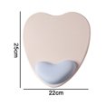 thumbnail image 2 of Ergonomic Heart-Shaped Mouse Pad, with Gel Wrist Rest Support, Non-Slip for Home Office Working, 2 of 6
