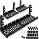 thumbnail image 2 of Caja de almacenamiento retráctil de acero al carbono debajo de la mesa, cesta de almacenamiento de cables de datos, acabado sin perforaciones, 2 of 6