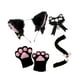 thumbnail image 3 of Accesorios de disfraz Salvador orejas de gato y Cola larga Negro para niños y adultos, 3 of 9