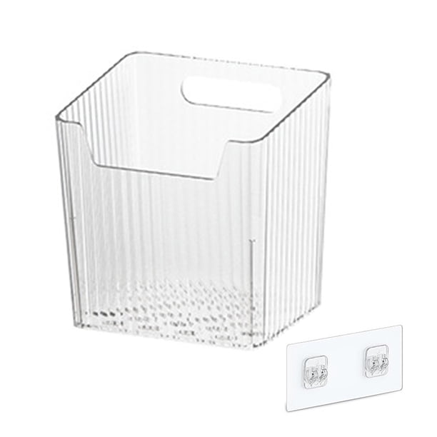 Caja de almacenamiento para puerta de armario de cocina, capacidad de carga de 7 kg, fácil de instalar, autoadhesiva, organizador de armario de cocina montado en la pared.