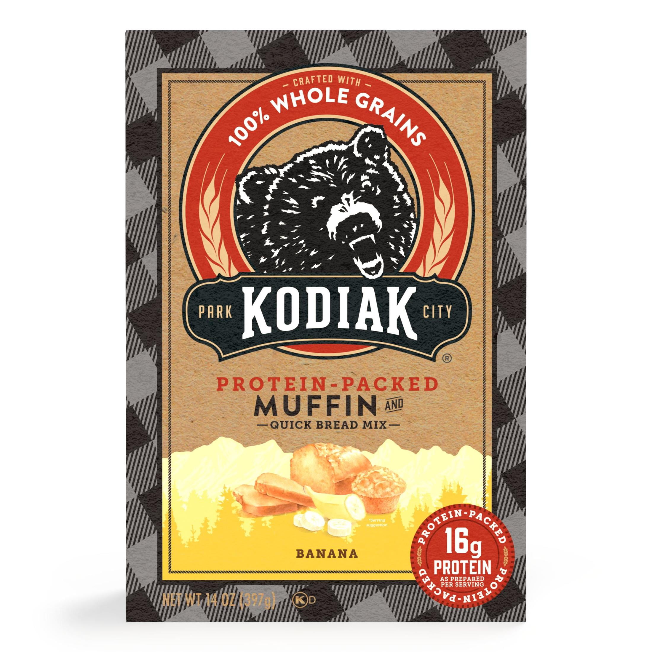 Kodiak Protein-Packed Chocolate Chip Muffin Mix, 14 oz Box