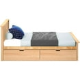 thumbnail image 3 of BEDSMART Lit Double en Bois Massif avec Rangement / Naturel, 3 of 7