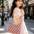 thumbnail image 5 of Beaded Flower Shoulder Bag, Handmade Beaded Handbag, Clutch, Purse for Summer Birthday Her Women Mom Gift, 5 of 5