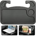 thumbnail image 1 of Bureau de Volant pour Ordinateur Portable de Voiture Noir, 1 of 5