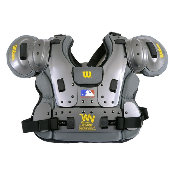 Wilson Pro Platinum Baseball Umpire's Chest Protector Charcoal