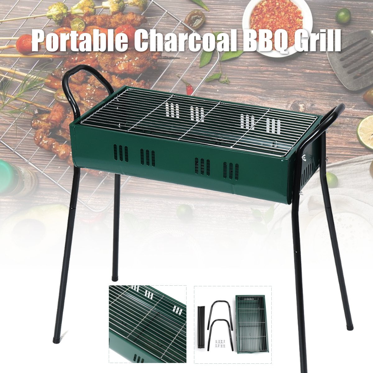 Barbecue Grill Portable Lightweight Simple Charcoal Grill Perfect