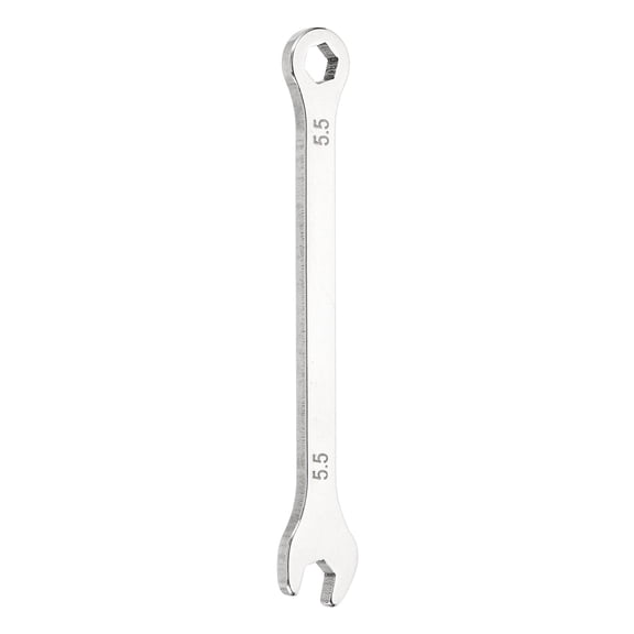 Mini Combination Wrench 5.5mm Metric 12-Point Box and Open End Stainless Steel