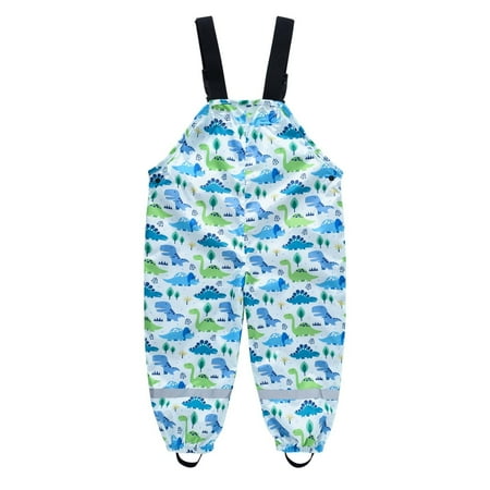 

Leutsin Child s Cartoon Sling Rain Pants For Baby Boys Girls Play Water Assault Pants