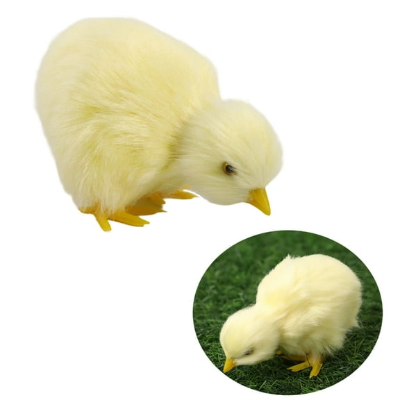 Sinyiin Realistic Plush Chicken Stuffed Animals Toy Model Figure Easter Gift Stuffer
