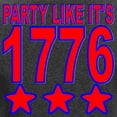 thumbnail image 3 of CafePress - Party Like Its 1776 Long Sleeve T Shirt - Women's Long Sleeve Graphic Tee Casual Fit, 3 of 4
