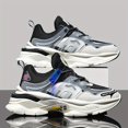 thumbnail image 5 of Men'S & Women'S Lightweight Retro Sneakers - All-Season Low-Top Sneakers with Arch Support, Cushioned Arch & Heel, Durable Rubber Sole - Non-Slip Rubber Sole for Gym, Walking, Everyday, 5 of 6