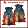 thumbnail image 2 of Naloa Celestial Stag Cosmic Glow Drawstring Christmas Bags, 3D Xmas Gift Bags, Christmas Wrapping Bags, Xmas Goodie Bags, Treat Pouch Bags, Party Favor Bags-Medium, 2 of 9