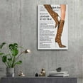 thumbnail image 6 of Vintage Trendy Leopard Room Decor Funky Leopard Boots Art Poster Canvas Painting Decor Wall Print Photo Gifts Home Modern Decorative Posters 12x18inch(30x45cm), 6 of 6