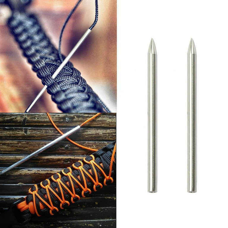 3Steel Paracord Needle with Screw Thread Shaft Tip Stiching Needle Fid
