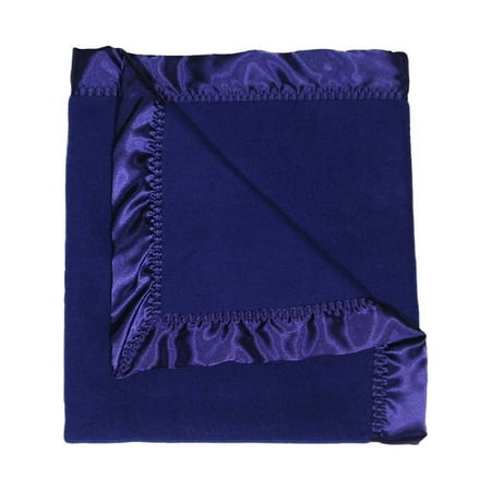 Royal Blue Receiving Blanket - Raindrops Baby Boys Fleece Boy Receiving Blanket, Dark Royal, 28
