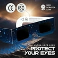 thumbnail image 4 of Solar Eclipse Glasses 5 pack - 2024 CE and ISO Certified  Galaxy Design Safe Shades for Direct Sun Viewing - MedicalKingUsa, 4 of 6
