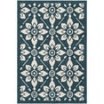 thumbnail image 5 of Unique Loom Outdoor Trellis Collection Area Rug - Tiles (2' x 3' 1" Rectangle Navy Blue/Ivory), 5 of 9