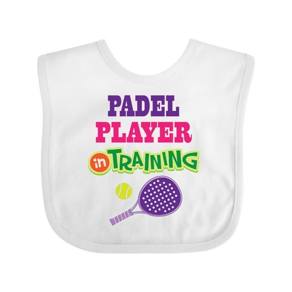 Inktastic Future Padel Player in Training Girls Baby Bib