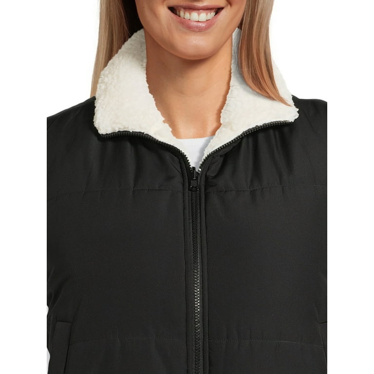 The North Face Faux Shearling Nuptse Puffer Coat