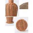 thumbnail image 4 of Faux Rattan Woven Florals Vases for Dried Flower Farmhouses Decorative Imitation Wicker Vases Kitchen Fireplaces Decors, 4 of 8
