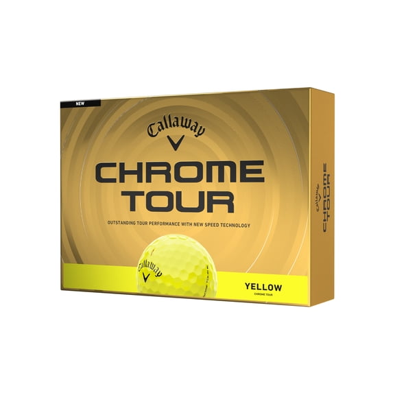 Callaway Golf Chrome Tour 26 - Yellow 12 ball pk