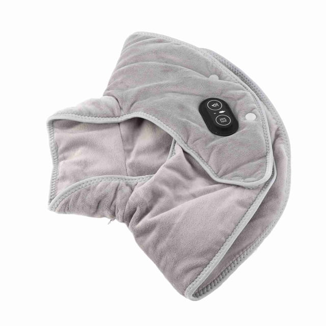 Heating Pad, Grey Electric Heated Massage Sable Fabric Heated Neck Wrap for Legs Abdomen