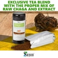 thumbnail image 4 of Sayan Siberian Chaga Mushroom Tea, Caffeine Free Loose Tea W/Golden Root (4 Oz), 4 of 5
