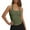 Army Green-1, variant on QHFBli Workout Tops for Women Racerback Basic Tank Summer 2025 Camisole V Neck Slim Fit Ribbed Sleeveless