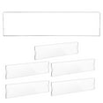 thumbnail image 1 of Miangastore 6Pcs Clear Sign Holders Acrylic Professional Design for Classroom Use, 1 of 8