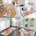 thumbnail image 6 of Yayeee Hallway Runner Rug 2'x6' Non Slip Machine Washable with Rubber Backing, Yellow Floral Tomatoes, 6 of 8