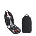 thumbnail image 4 of Camping Utensil Bag Kitchen Utensil Organizer Travel Bag Cookware Pouch Camping Utensils Organizer Carry Bag for Picnics Cutlery Set Kitchen with Pattern Black, 4 of 10