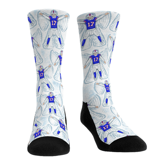 Unisex Rock Em Socks Josh Allen Buffalo Bills Player Celebration Crew Socks