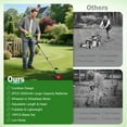 thumbnail image 3 of RELOIVE Weed Eater,Cordless Weed Trimmer,Electric Weed Wacker, with 2PCS 4000mAh Batteries and Charger, 6-in-1 String Trimmer with Wheels, 43.3''-53.1'' Adjustable for Garden Yard, 3 of 15