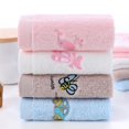 thumbnail image 3 of Joernso Square Towel Smooth Quick-dry Baby Infant Soft Embroidery Face Towel for Home, 3 of 8