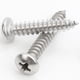 thumbnail image 1 of Tornillo de rosca de cabeza redonda con ranura en cruz de acero inoxidable 201, tornillo de rosca de cabeza plana M3/M4/M5/M6/GB845, 1 of 4
