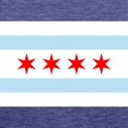 thumbnail image 3 of CafePress - Chicago Flag T Shirt - Womens Tri-blend T-Shirt, 3 of 4