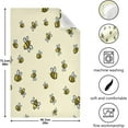 thumbnail image 3 of Dreamtimes Cartoon Bee Stylish Kitchen Towels Dish Bar Tea Towel Dishcloths Set of 4 Super Absorbent Soft 18 x 28 inches, 3 of 7
