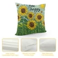 thumbnail image 4 of Shiartex Sunflower Pillow Covers , Bee Happy Sunflower Decor Summer Pillow Covers for Couch Sofa Indoor Outdoor Yellow Sunflower Bee Pillows Summer Decorations, 4 of 5