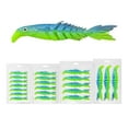 thumbnail image 1 of Mino Poisson Route Ya Bicolore Multi Poisson Appât Souple Multicolore Multi Taille Ciseaux Queue de Poisson Faux Appât Appât Souple, 1 of 1