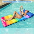 thumbnail image 4 of Flotador de piscina FinduWill de gran tamaño para adultos con reposacabezas de 72 x 37 pulgadas, 4 of 8