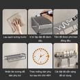 thumbnail image 4 of bedienty Wall Rack For Bathroom Storage Strong Hardness And Easy To Assemble Lightweight But Sturdy Kitchen 60CM, 4 of 6