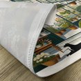 thumbnail image 4 of Ambesonne Botanical Place Mats Set of 4, Greenhouse and Big Cat, Standard Size, Olive Green and Dark Teal, 4 of 5