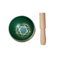 thumbnail image 1 of Tibetan Singing Bowl Set Meditation Sound Bowls for Yoga Sound Healing - Green, 1 of 4