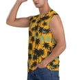thumbnail image 3 of Daiia Hawaii Palms Printed Men's Tank Tops,Casual Soft Sleeveless Gym Muscle Shirts Bodybuilding Tee-X-Large, 3 of 8