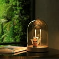 thumbnail image 2 of Tubicen LED Cordless Table Lamp, 4000mAh USB Rechargeable Battery Lamp, Modern Bedside Nightstand Lamp, 4-Level Touch Dimmable Night Light, DIY Removable Lamp, Nickel, 2 of 7