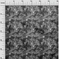 thumbnail image 3 of oneOone Velvet Gray Fabric Abstracts Craft Projects Decor Fabric Printed By The Yard 58 Inch Wide, 3 of 4