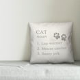 thumbnail image 3 of Creative Products Cat Definition 18x18 Spun Poly Pillow, 3 of 3