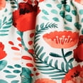 thumbnail image 5 of Lush Decor Poppy Garden Room Darkening 18" x 52" Floral Navy 3" Rod Pocket Single Valance, 5 of 5
